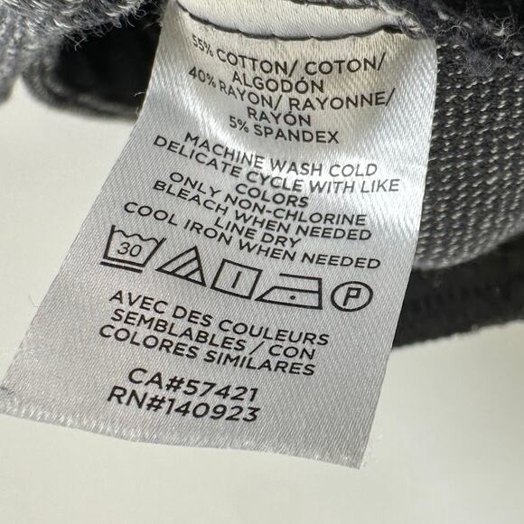 Loft Sutton Skinny Gray Flat Front Straight Office Dress Pants Womens 4P Suit - Picture 13 of 15